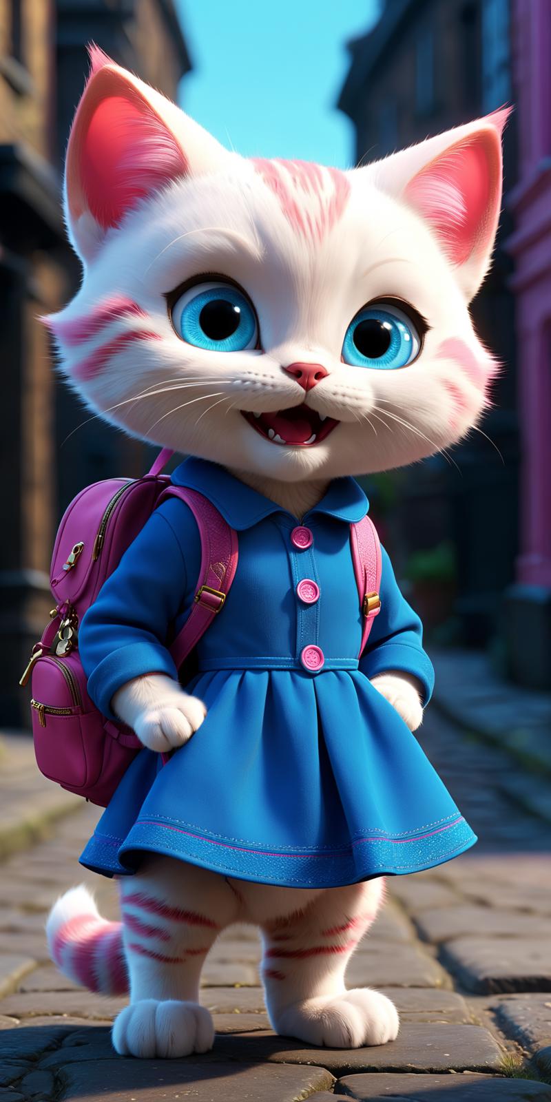 3019036188-pink kity cat dressed as a child,blue eyes,investigating a crime,pixar-style,ultra detailed,old london background,animated film,.png